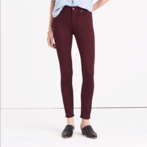 Madewell 9" High Rise Skinny Skinny